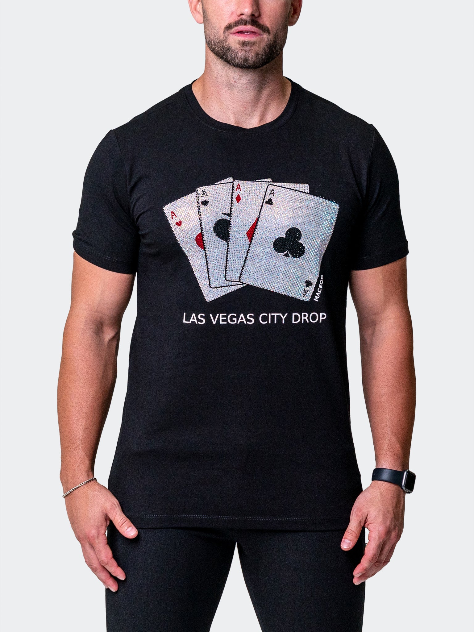 VegasCity Black Graphic Tee