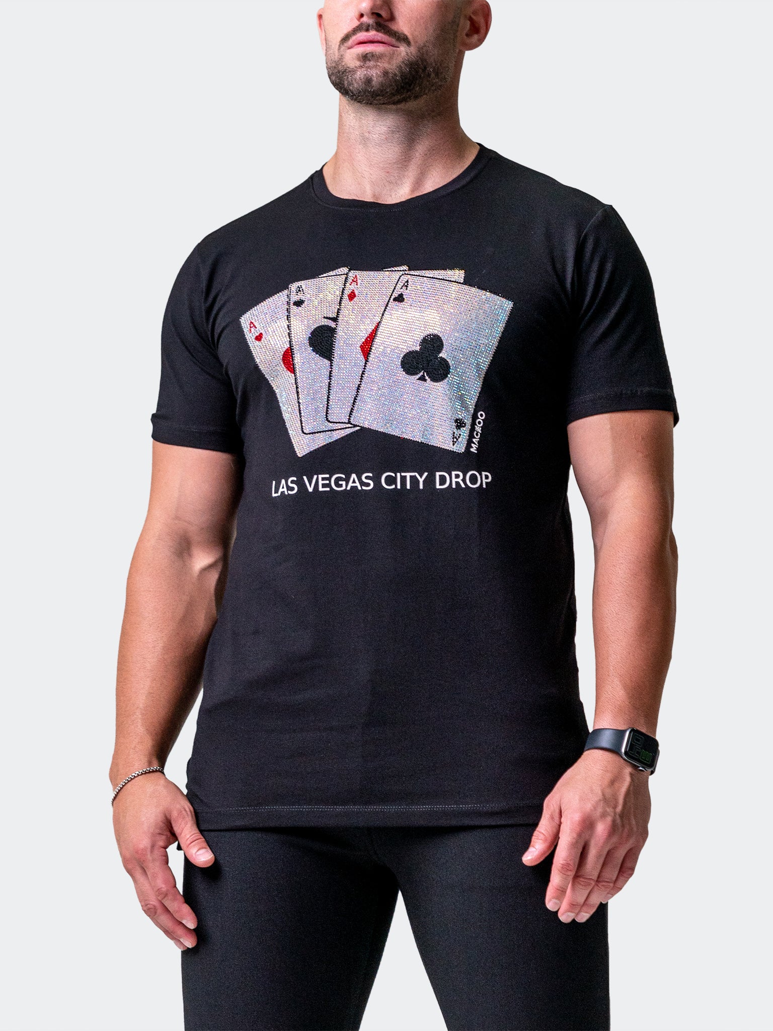 VegasCity Black Graphic Tee