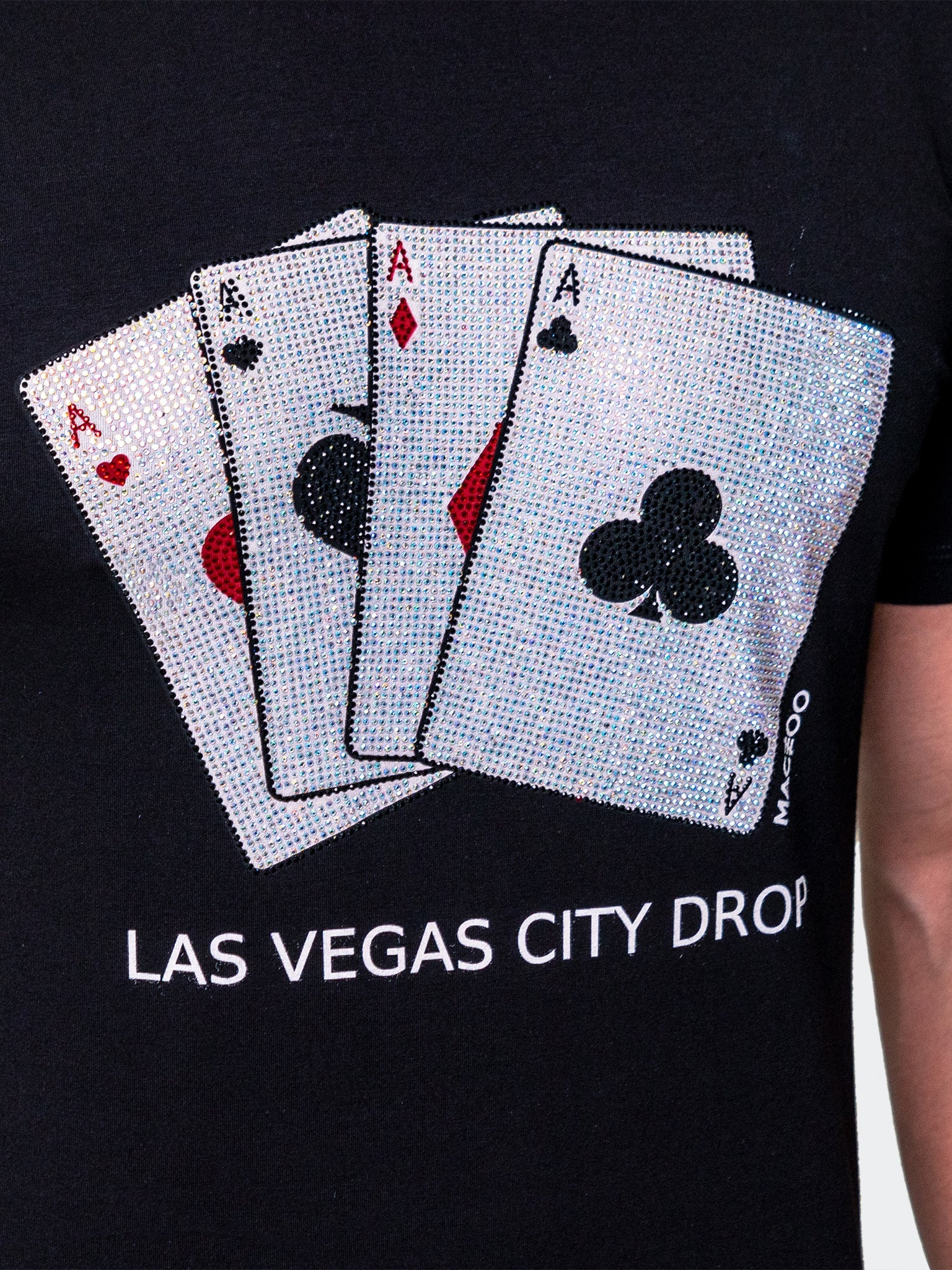 VegasCity Black Graphic Tee