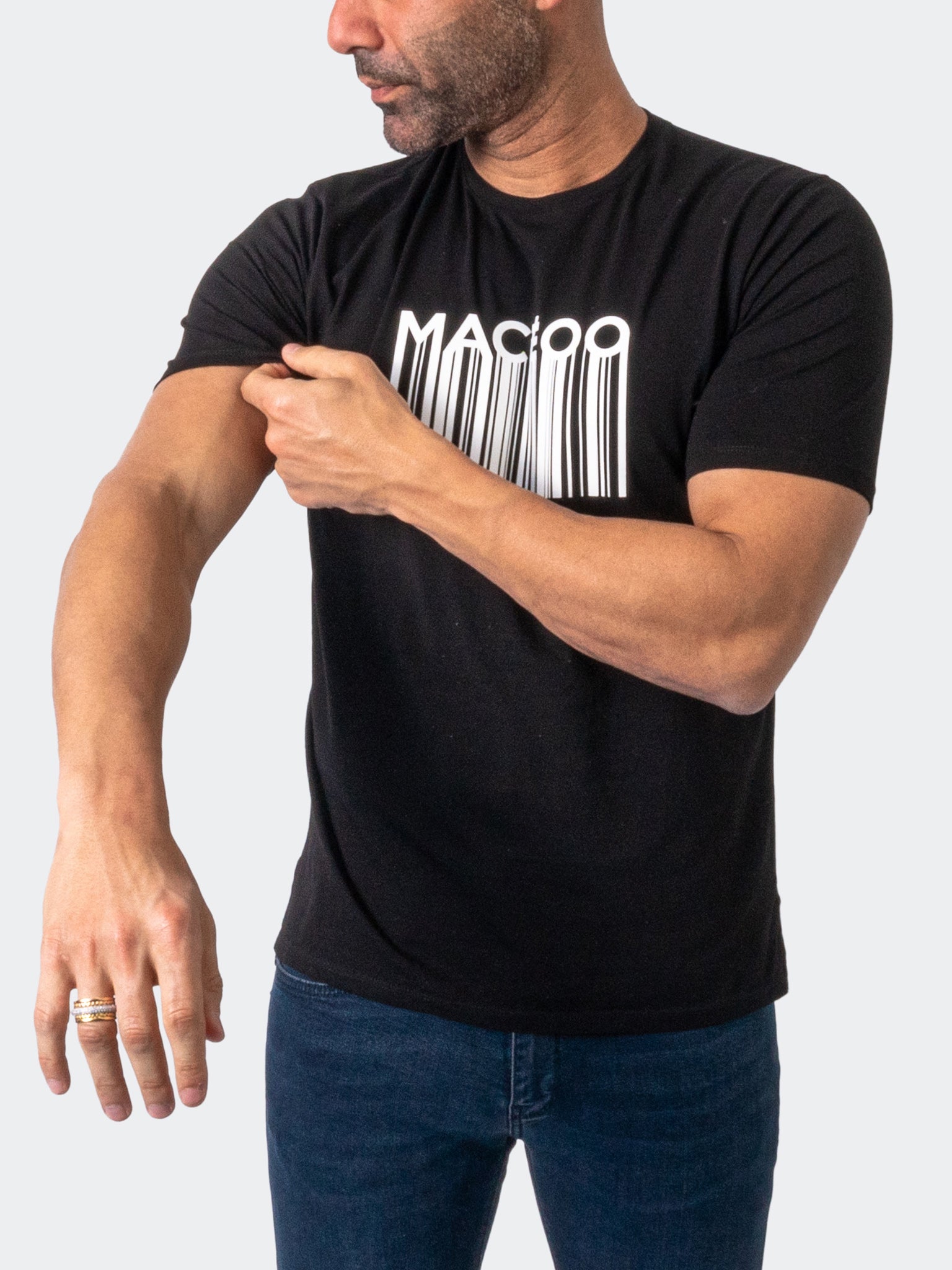 Barcode Black Graphic Tee