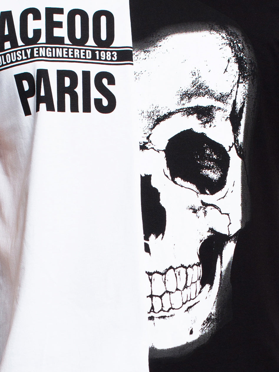 Tee HalfHalf Black