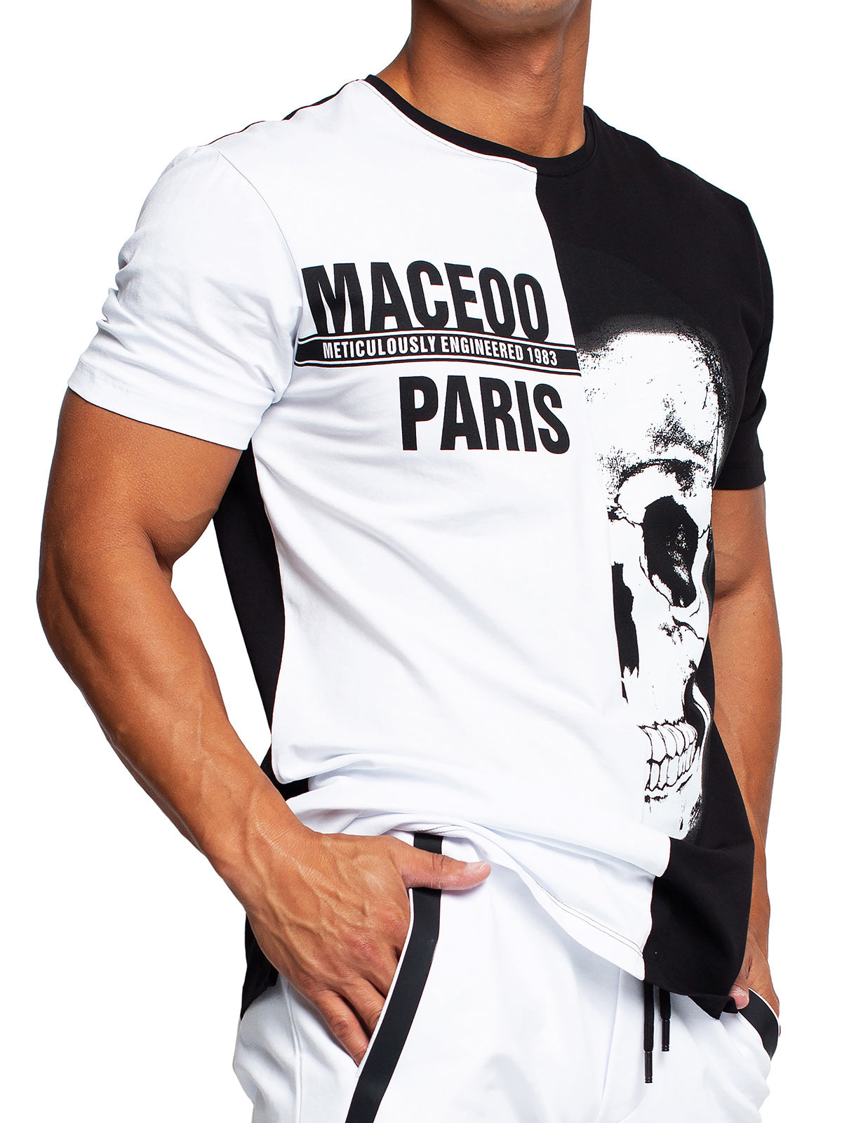 Tee HalfHalf Black