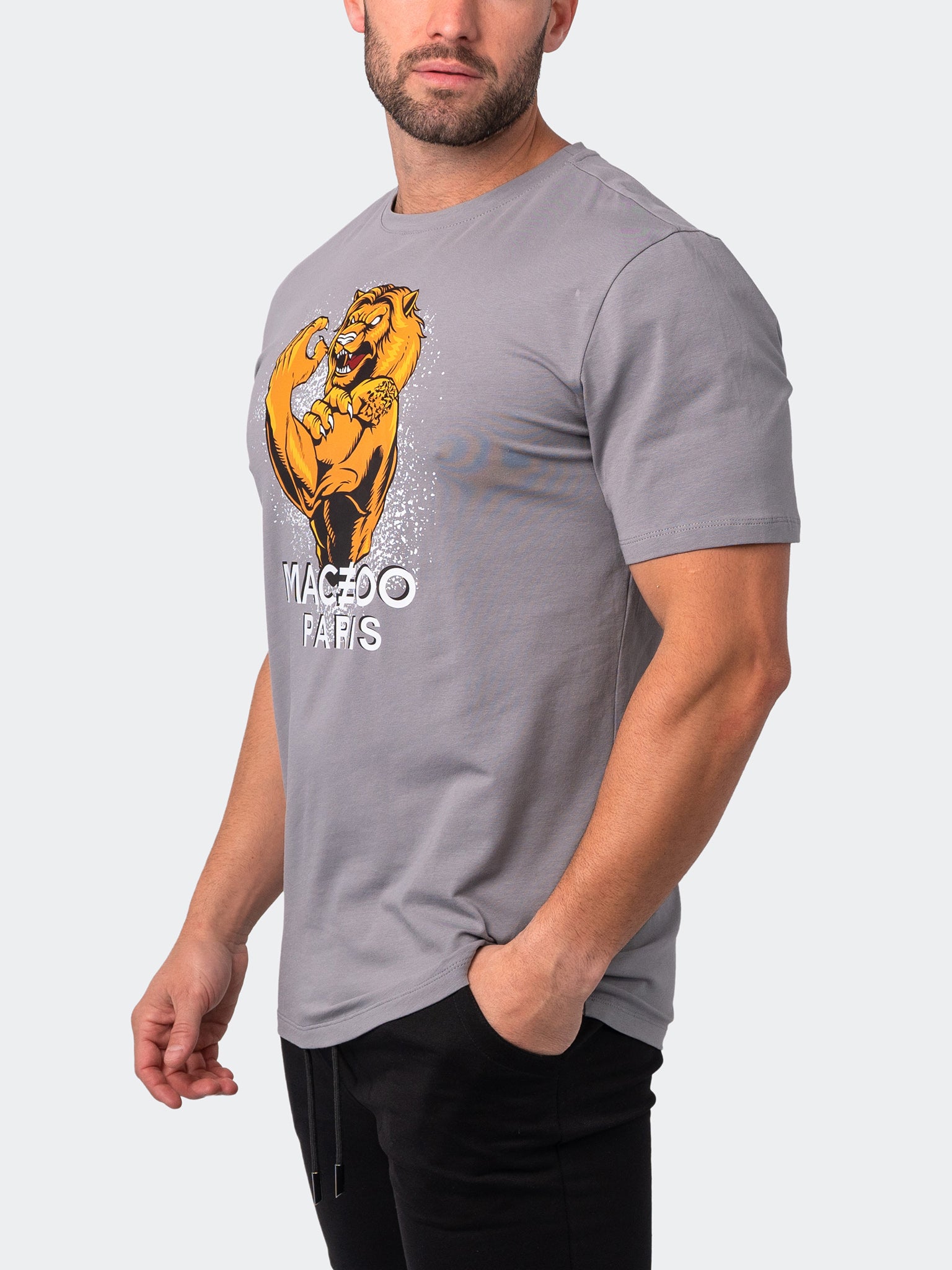 Power Grey Graphic Tee