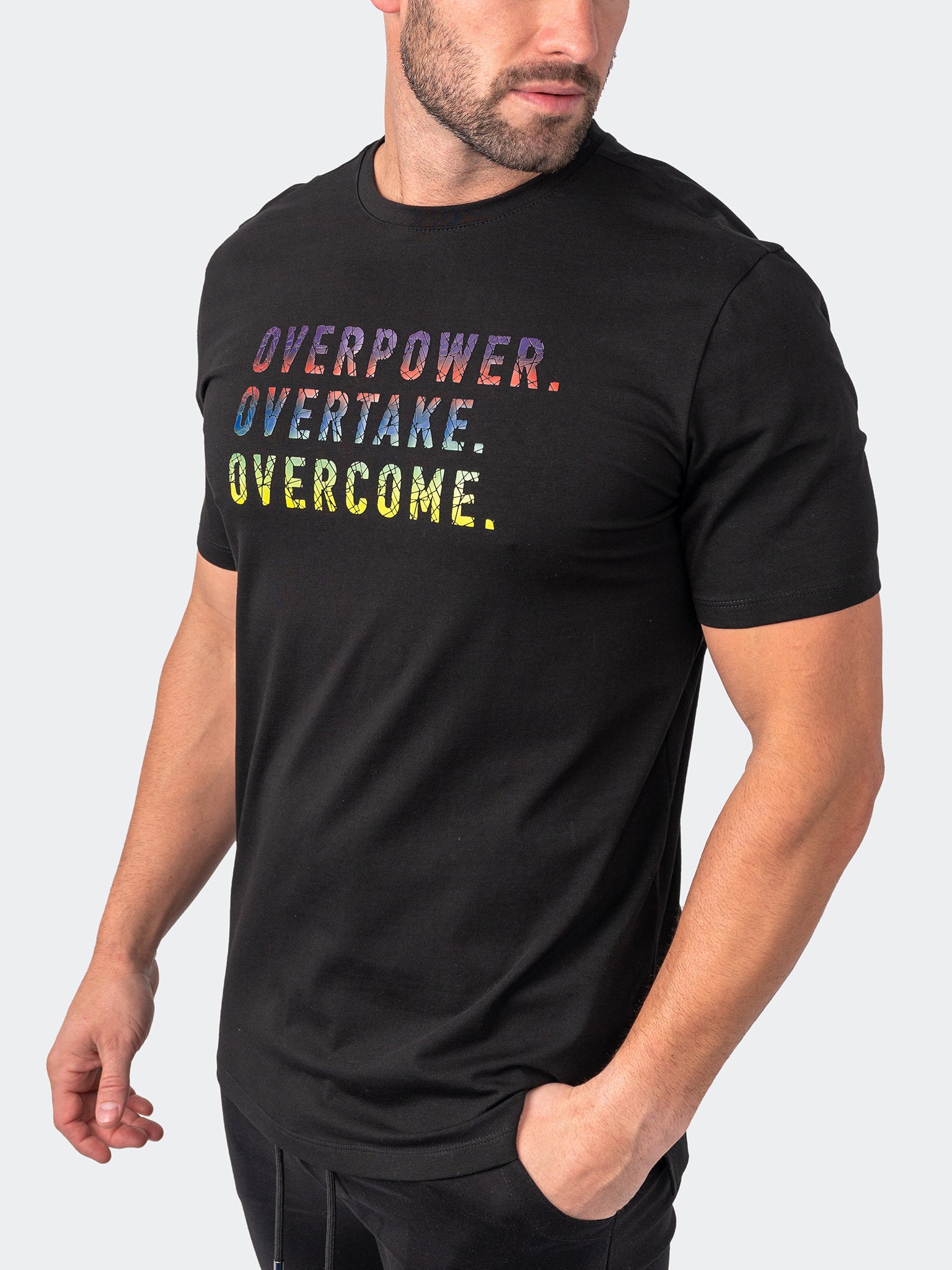 Tee Rainbow Black