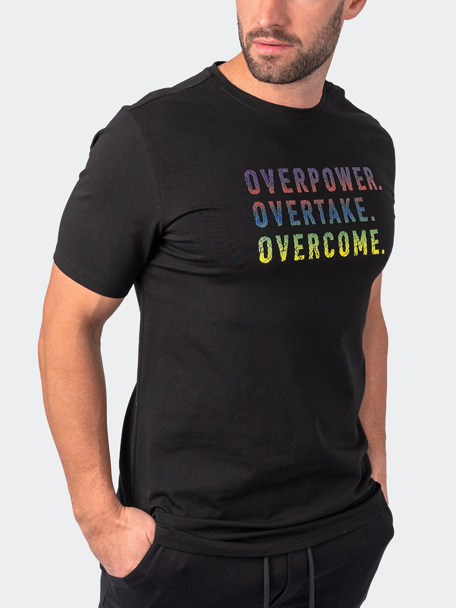 Tee Rainbow Black