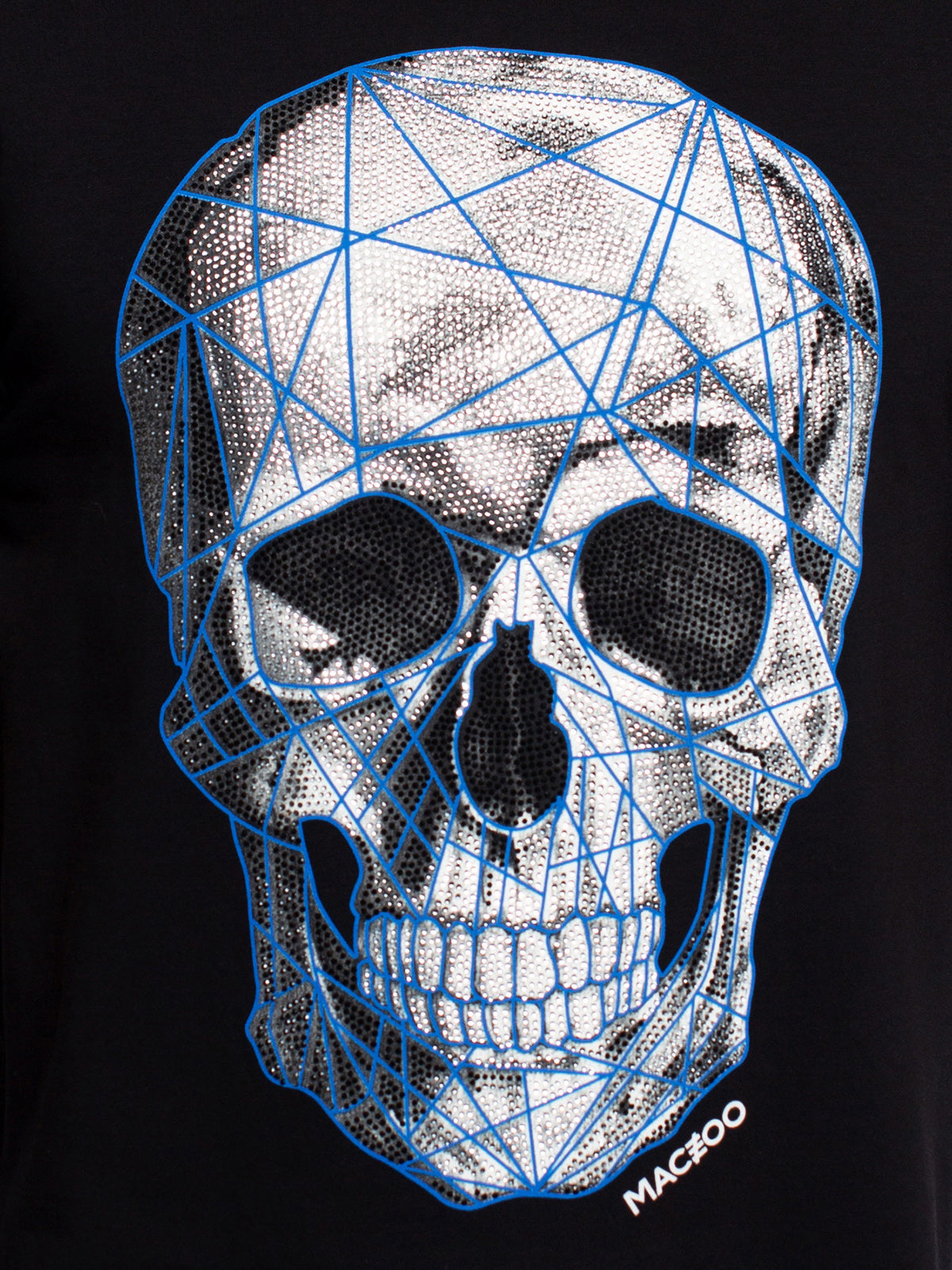 Tee SkullBlue Black