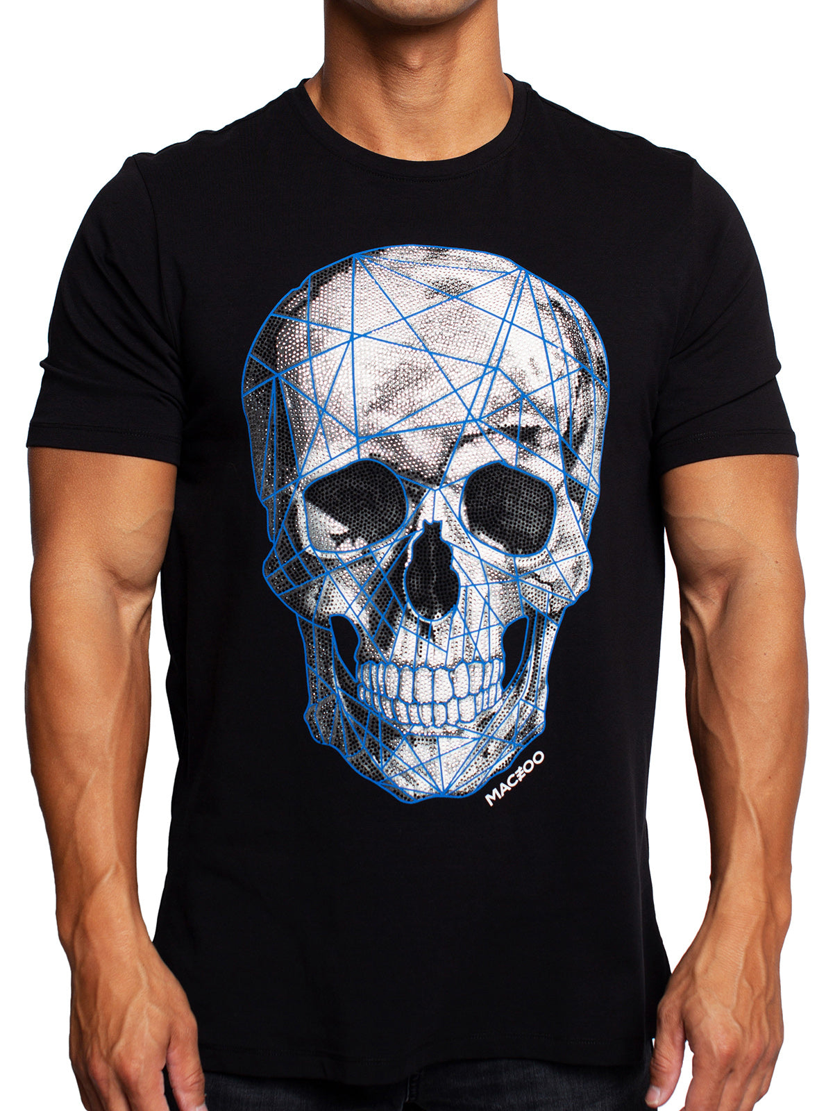 Tee SkullBlue Black