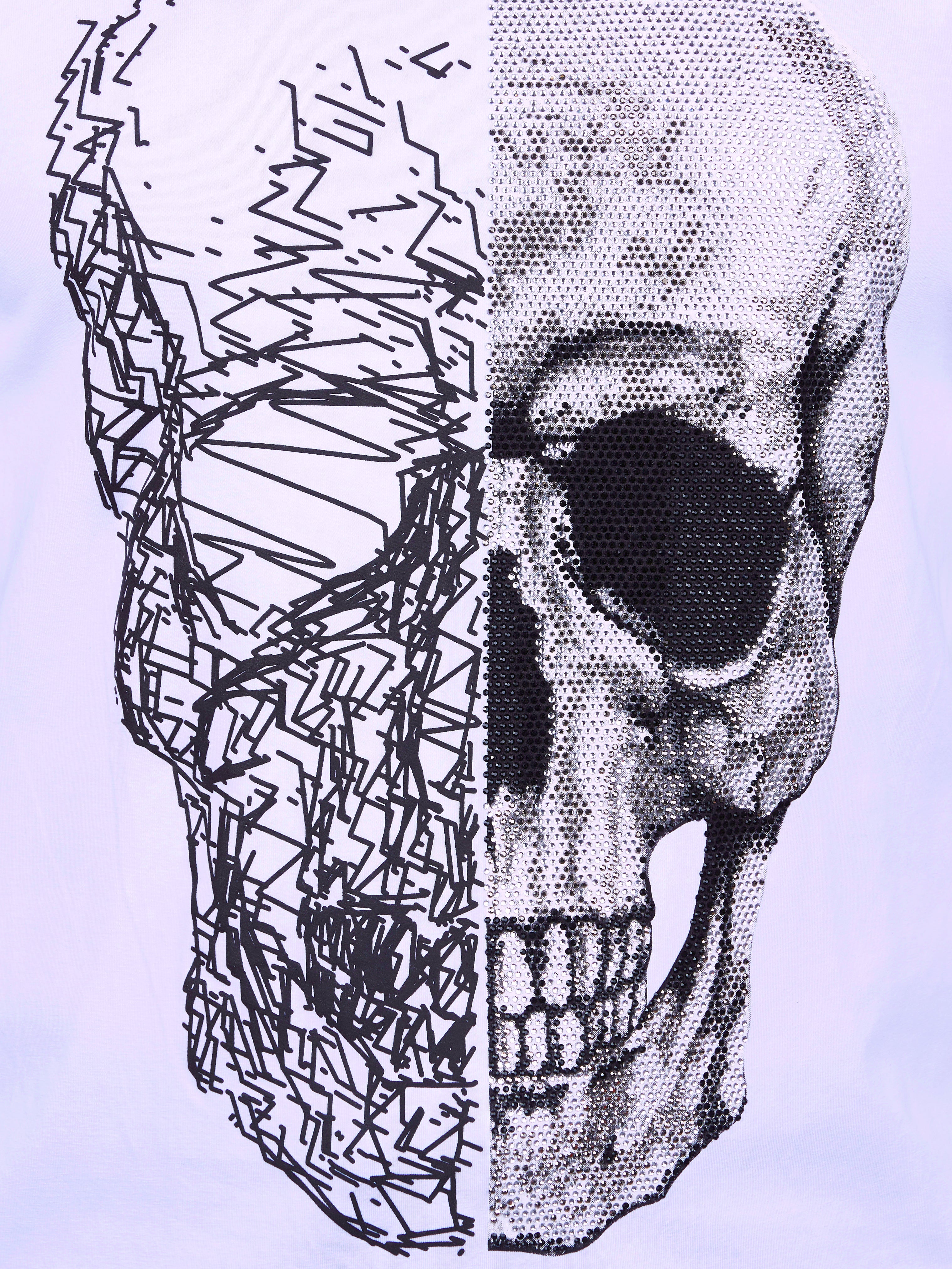 Tee SkullHalf White