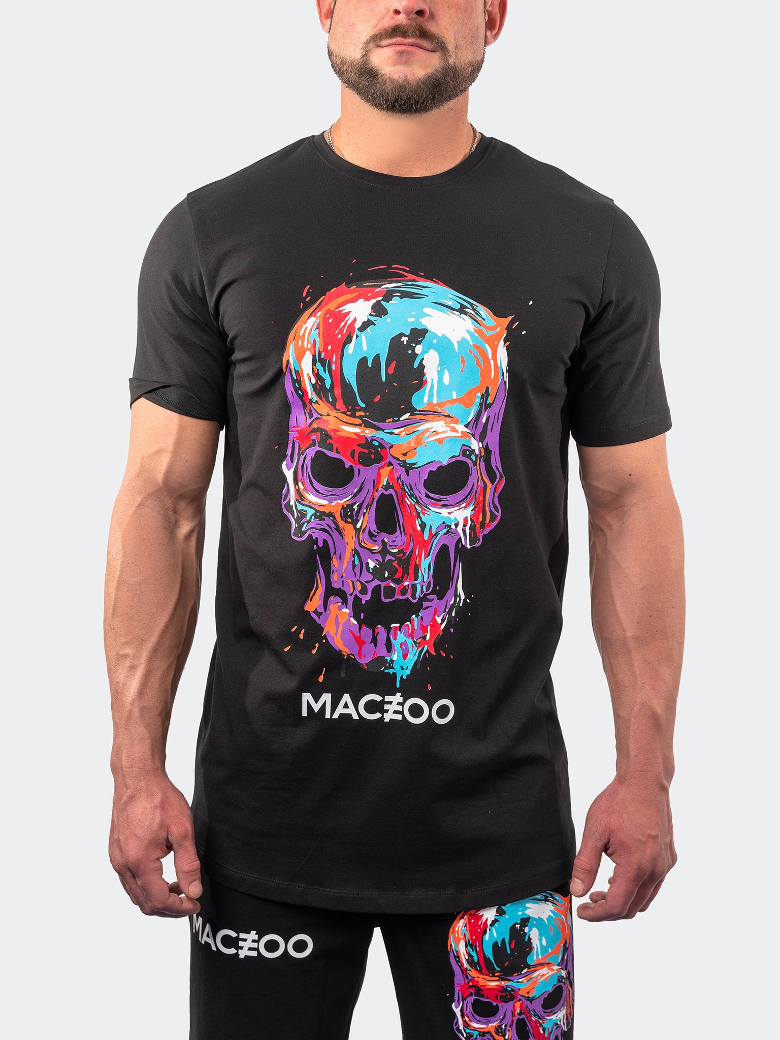Tee SkullPaint Black