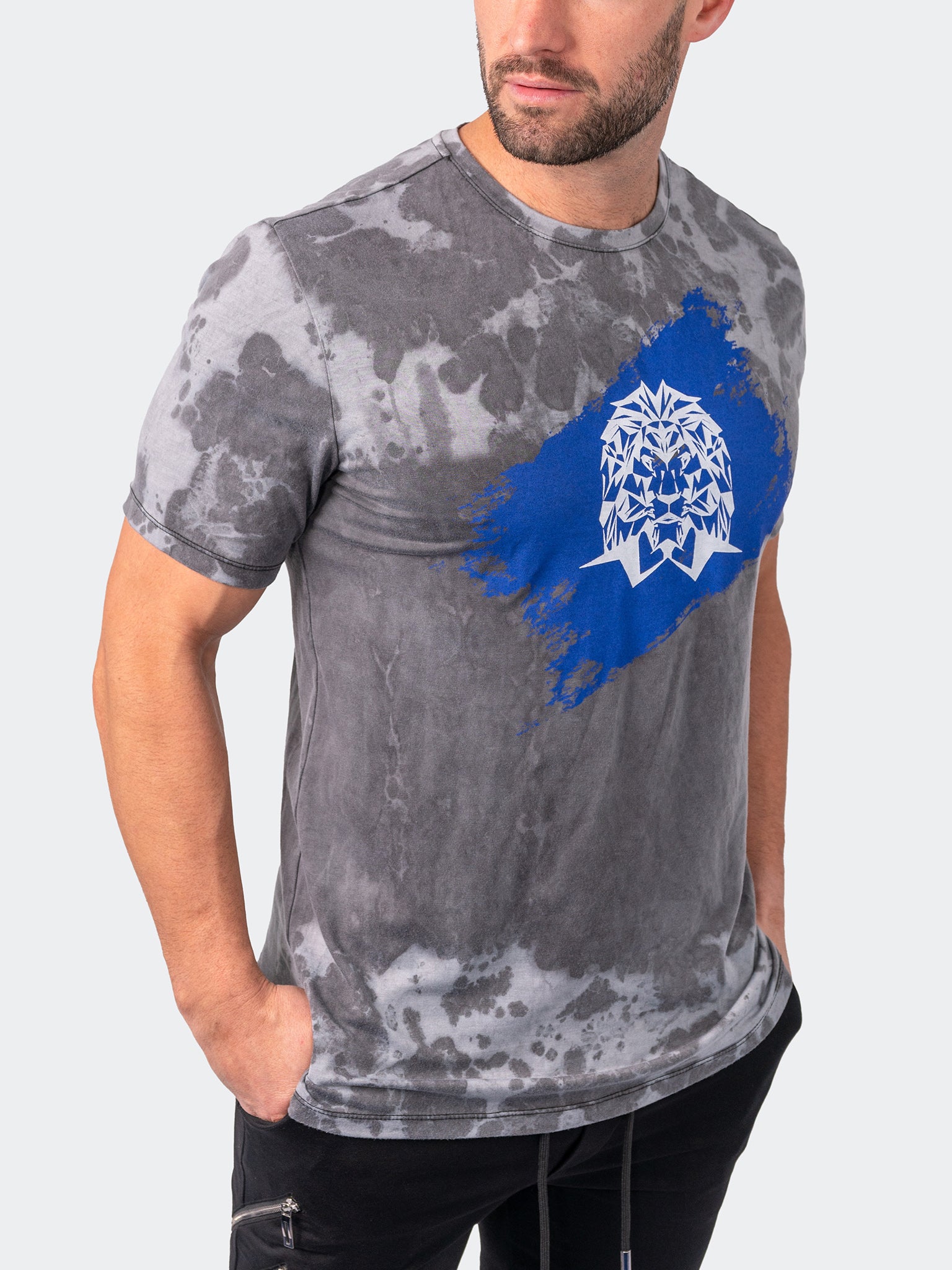 Tape Lion Grey Tee