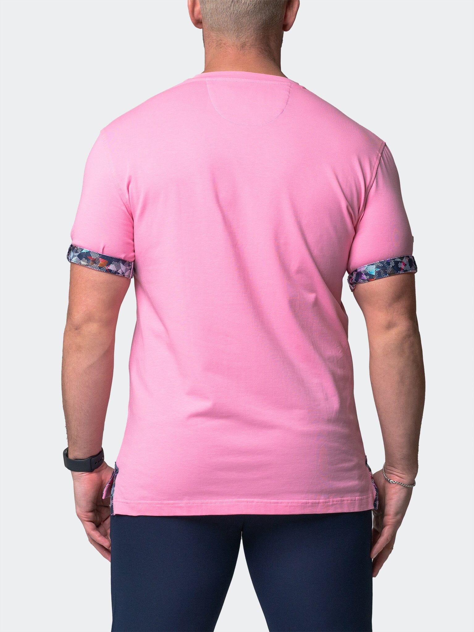 Vivaldi Solid Trip Pink V-Neck