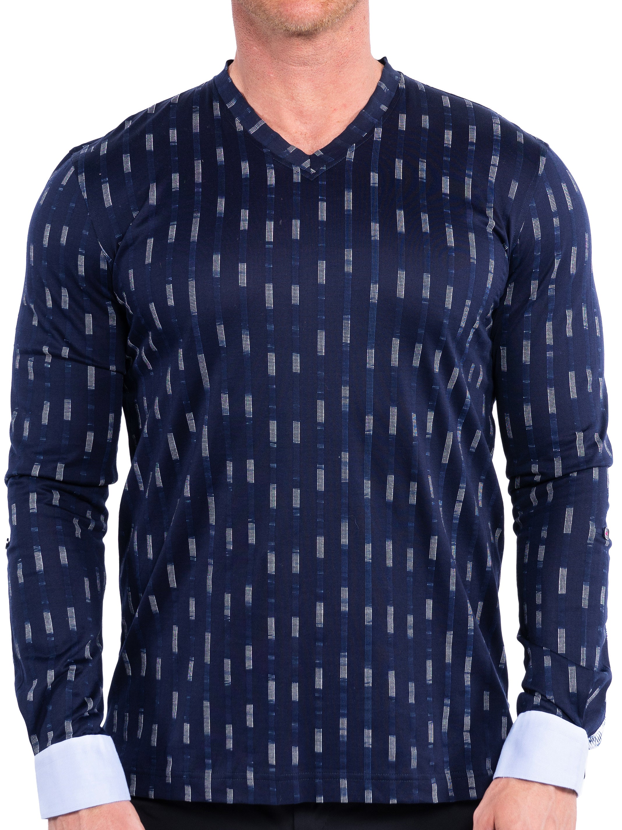 V-Neck Edison City Blue