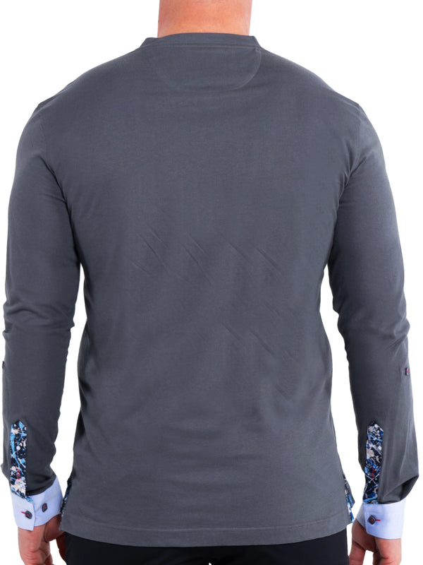 V-Neck Edison SolidBurst Grey