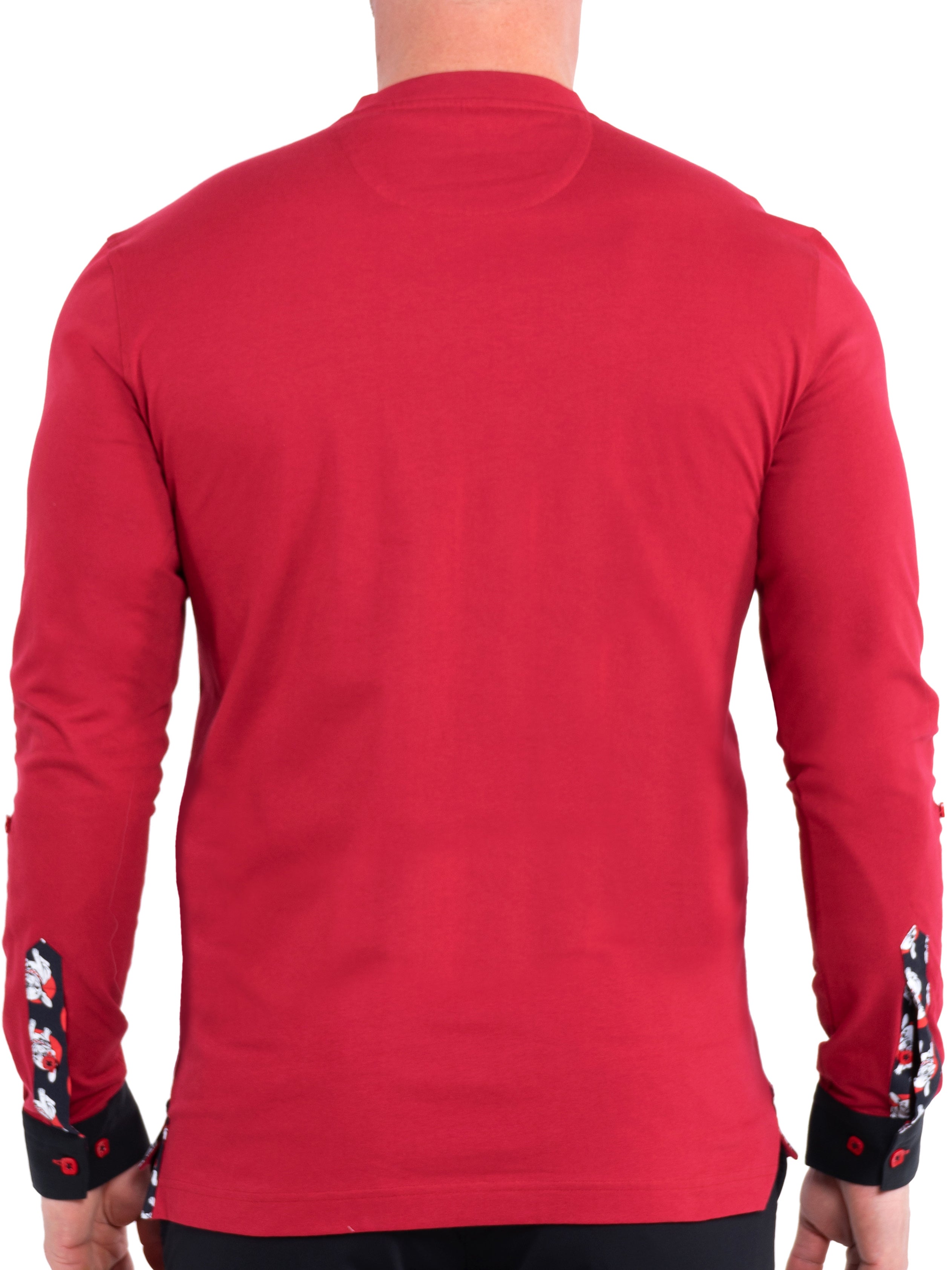 V-Neck Edison SolidPuppy Red