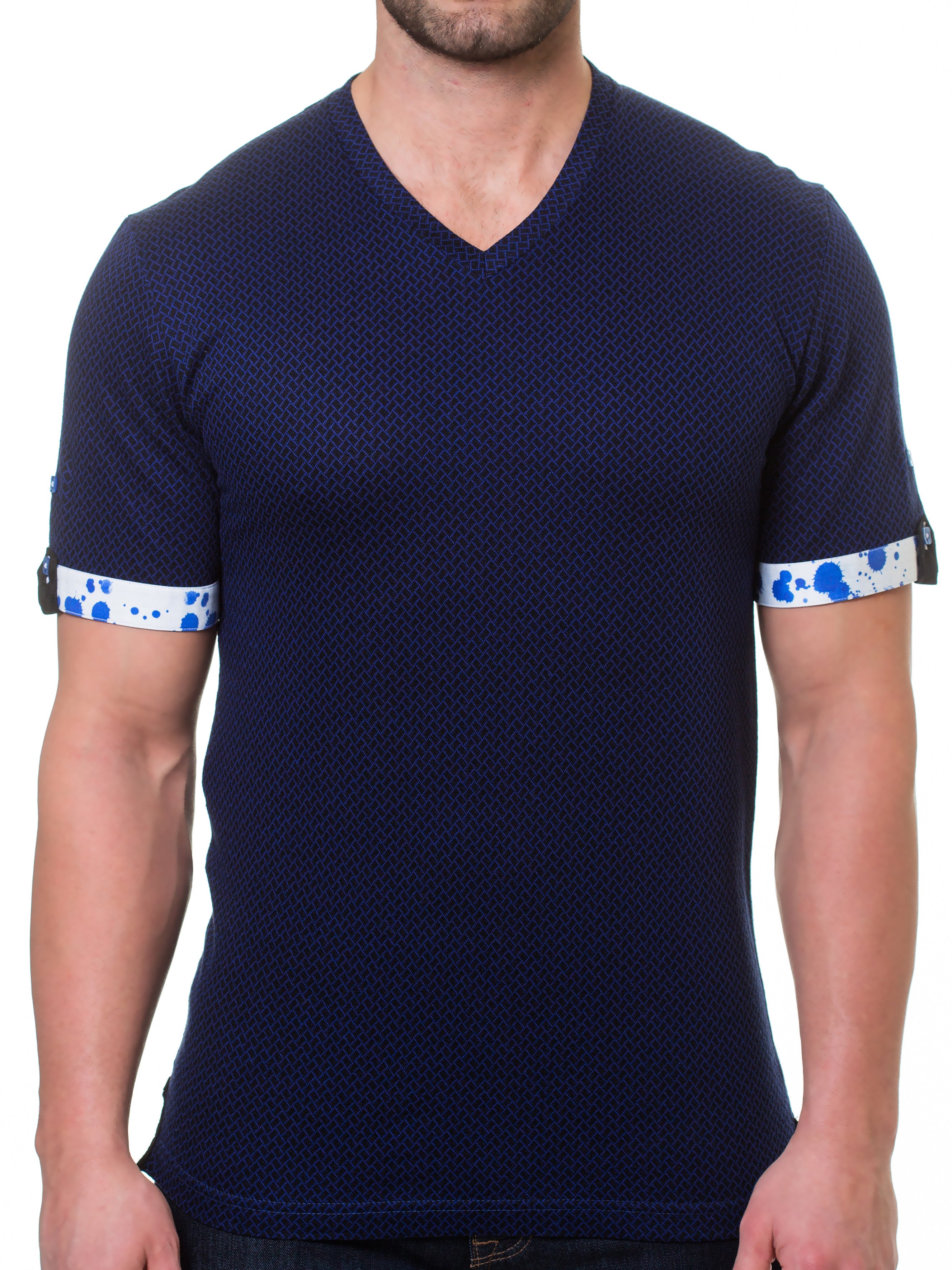 V-Neck Paver Navy