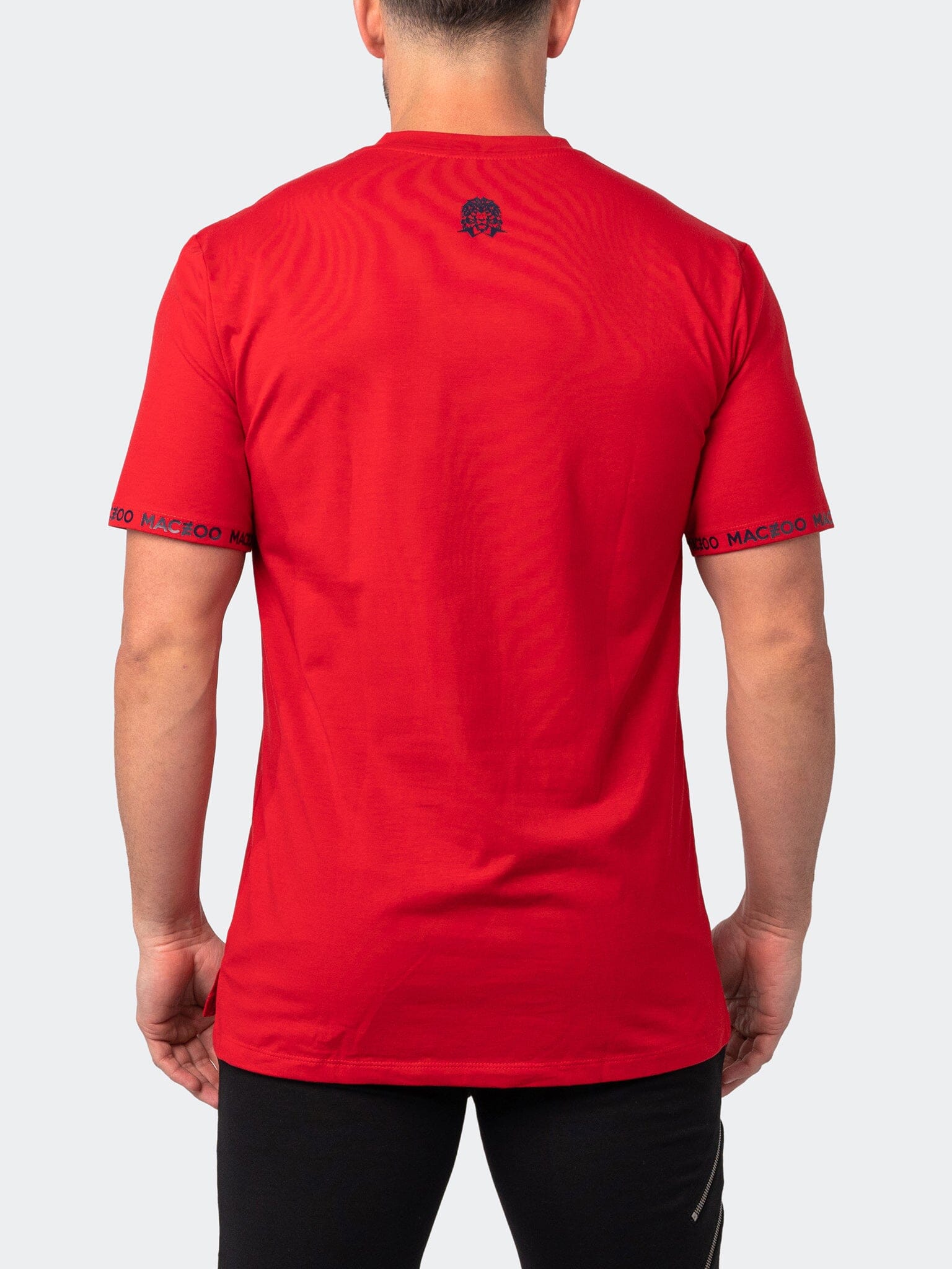 Vivaldi Sleeve Red V-Neck Tee