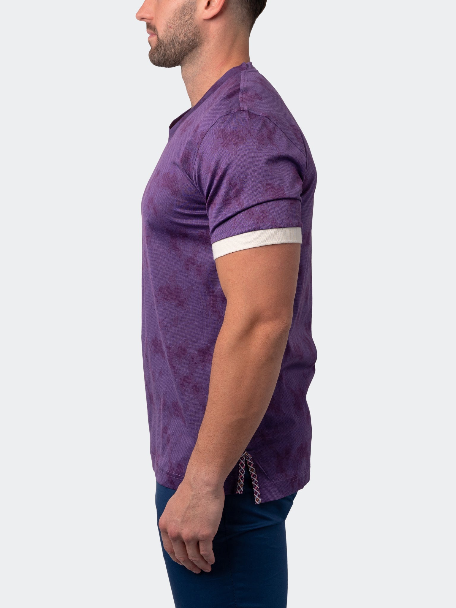 Vivaldi Dream Purple V-Neck Tee