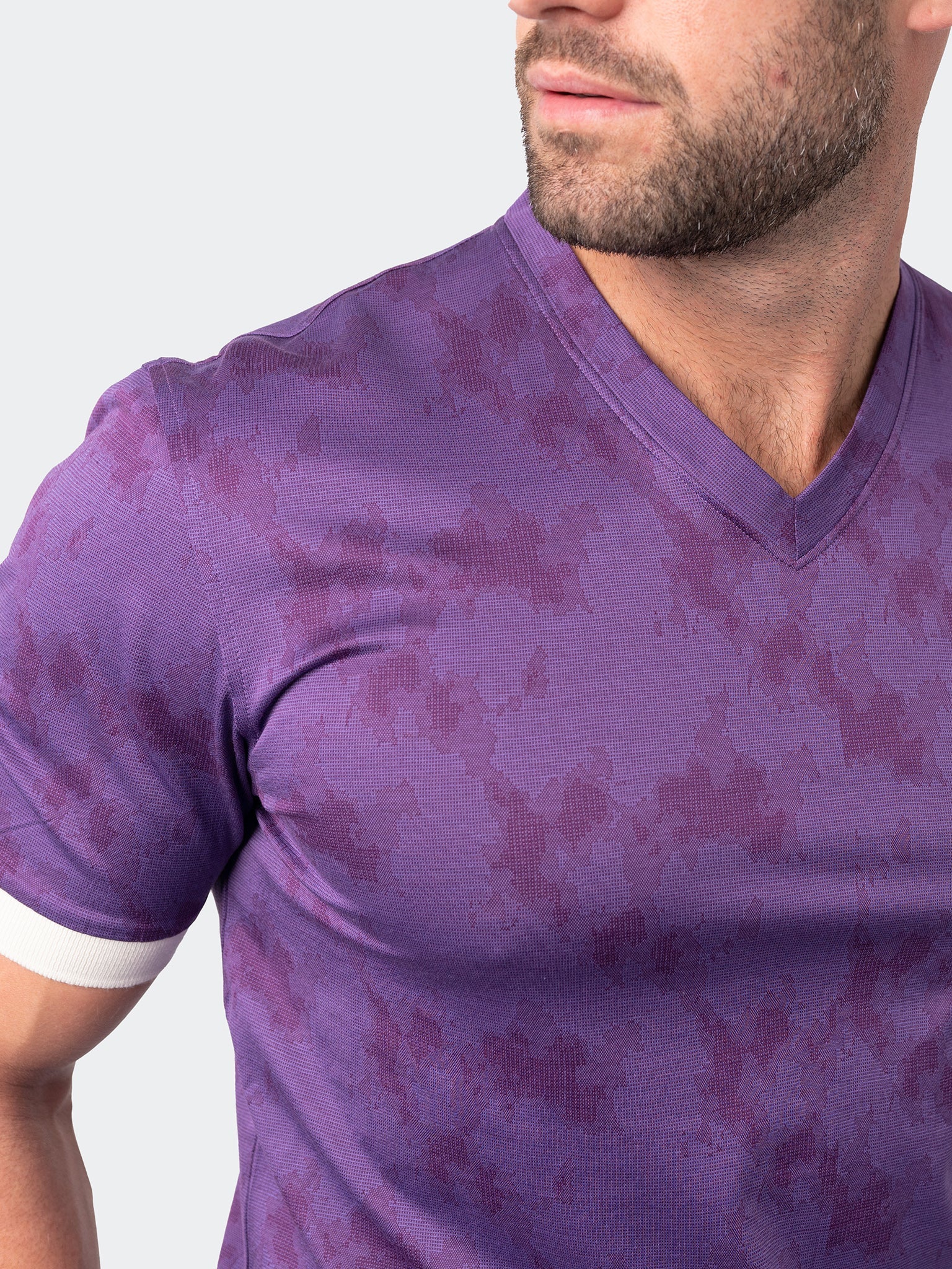 Vivaldi Dream Purple V-Neck Tee