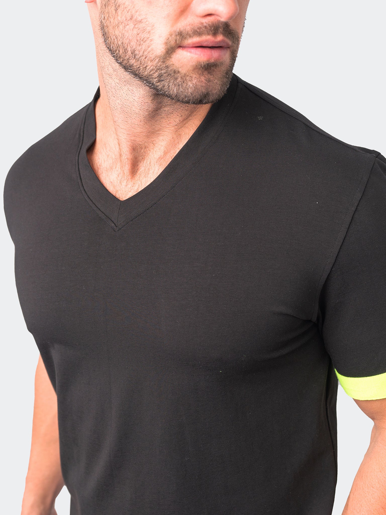 Vivaldi Rock Black V-Neck Tee
