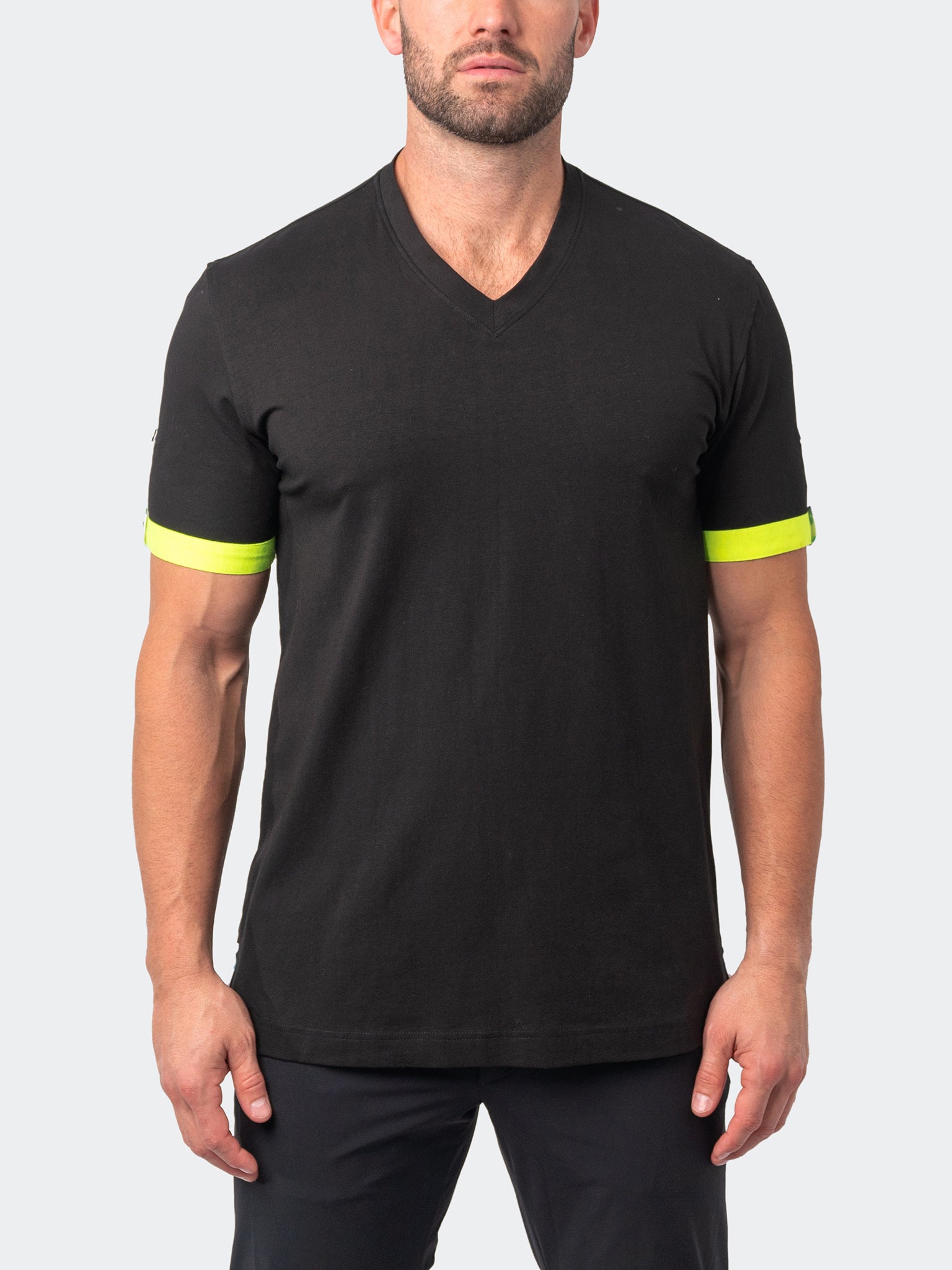 Vivaldi Rock Black V-Neck Tee