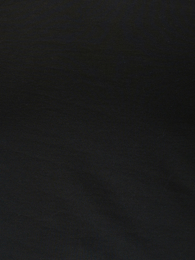 Perm V Neck L Solid Black