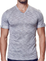 V Neck Charcoal SSS View-3