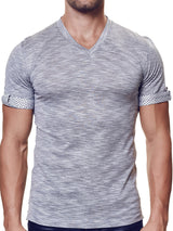 V Neck Charcoal SSS View-11