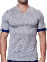 V Neck Charcoal SSS View-1