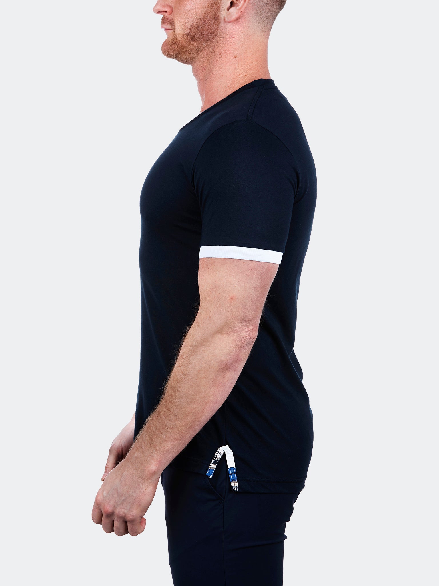 V Neck VivaldiSolid Navy