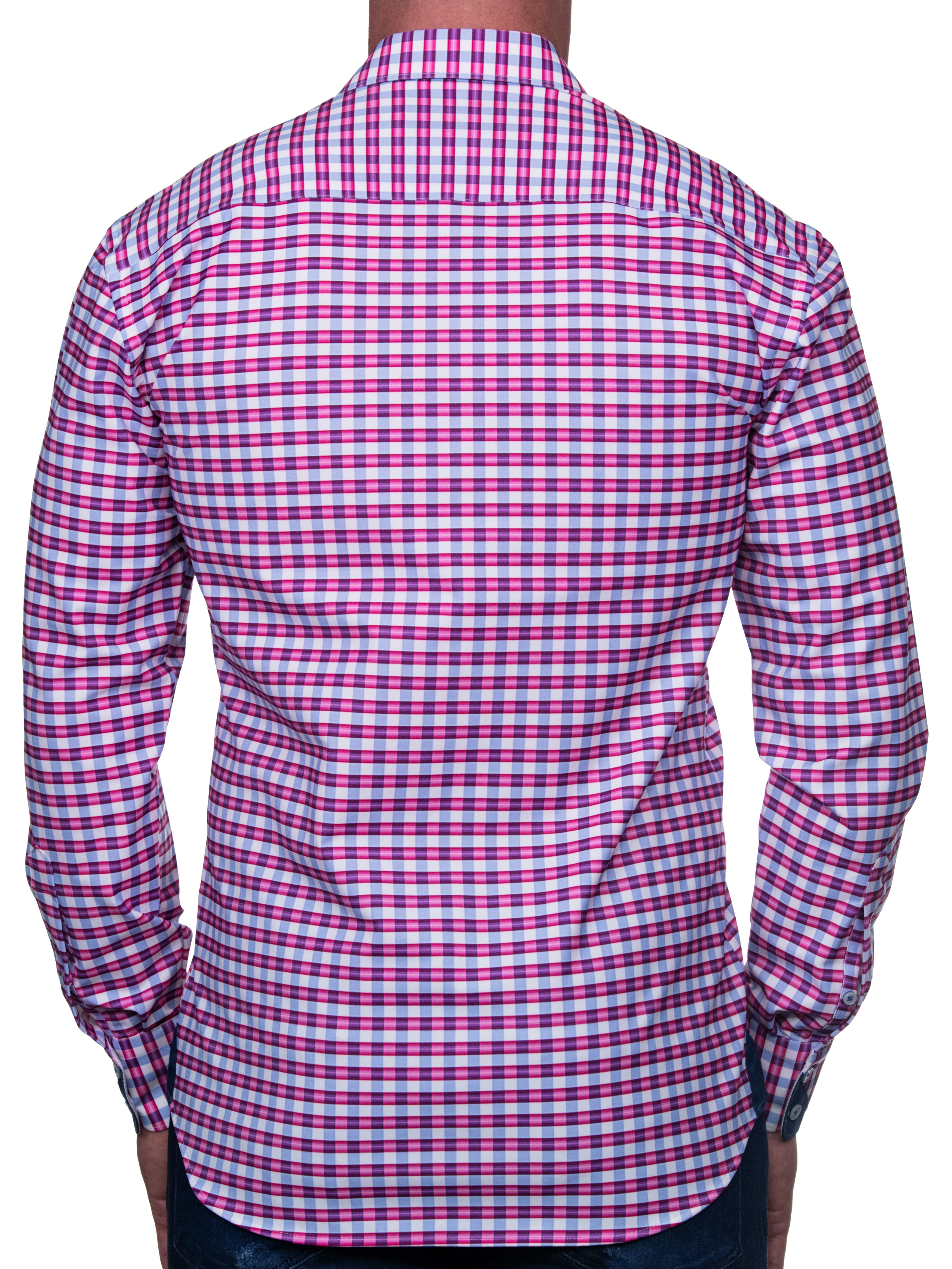 Wall Street Pink Check Shirt