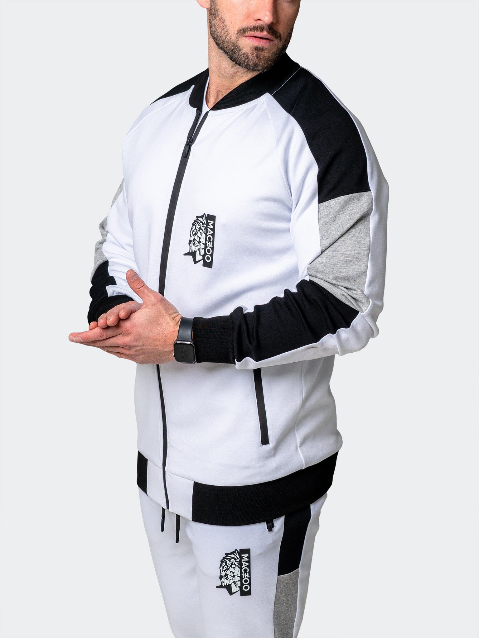 Legendary White Zip Sweater
